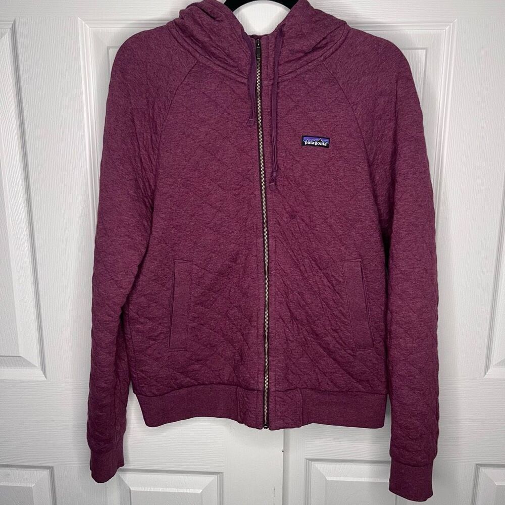 Patagonia W’s Well worn Quilted Organic Cotton Full Zip Hoodie Women’s Medium